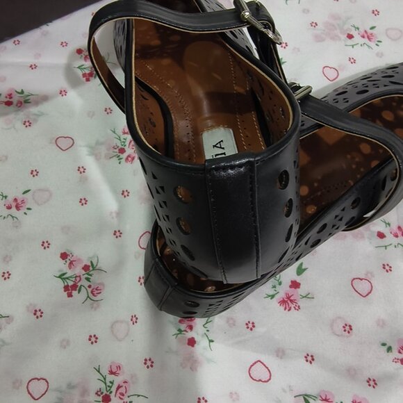 Alaia Black Ballet Flats - Picture 6 of 7